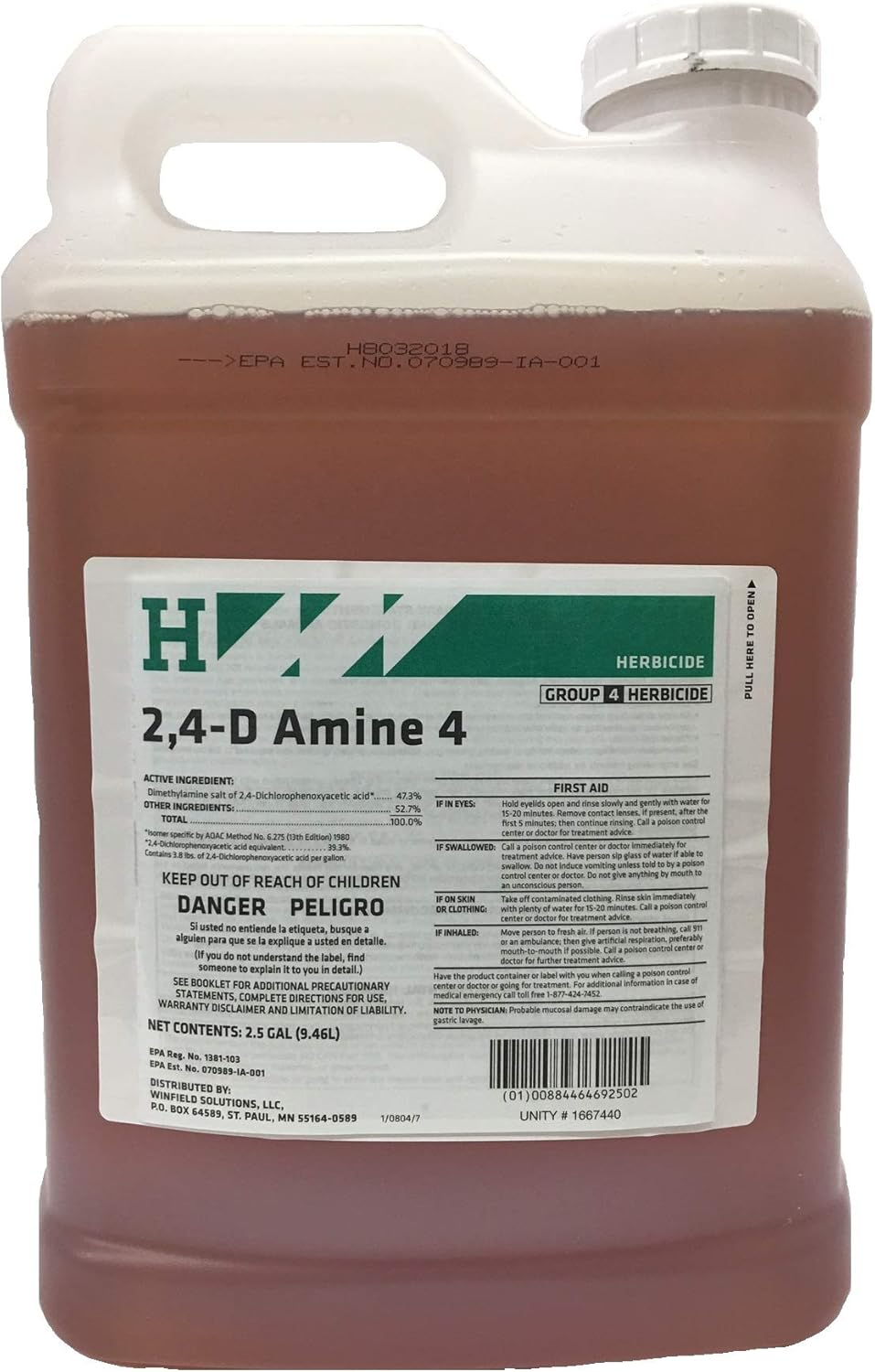 Winfield Shredder 2,4-D Amine 4